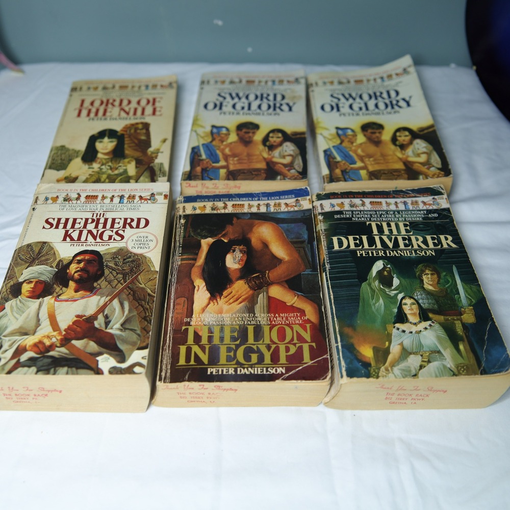 Peter Danielson Children of the Lion Series Vintage Paperback Book Lot of 6
